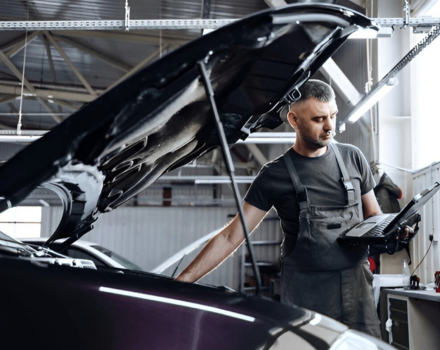 Vehicle passing preparation service at Focus Auto Dubai